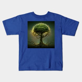 Yggdrasil World Tree of Life Kids T-Shirt